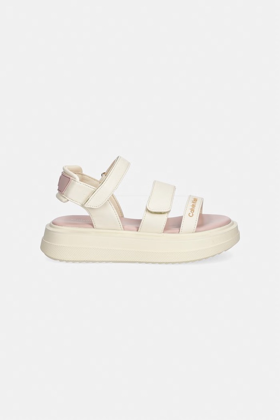 Calvin Klein Jeans sandały dziecięce V3A2.83250.30.34 biały SS26