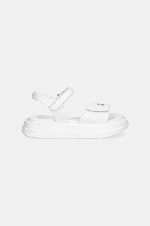 Calvin Klein Jeans gyerek platformos Szandál V3A2.83251.30.34 fehér SS26