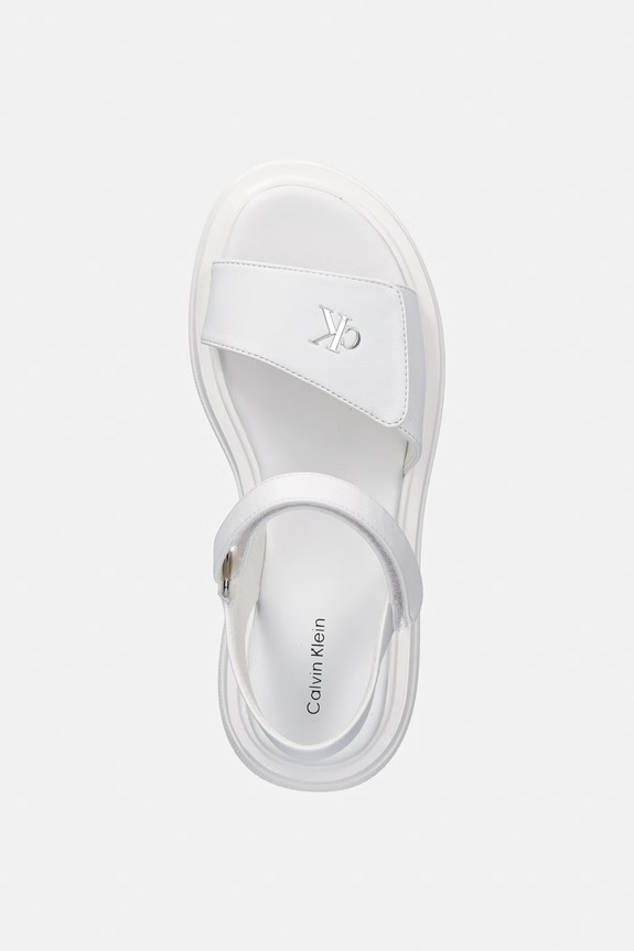 Calvin Klein Jeans Sandale Femei alb V3A2.83251.35.39