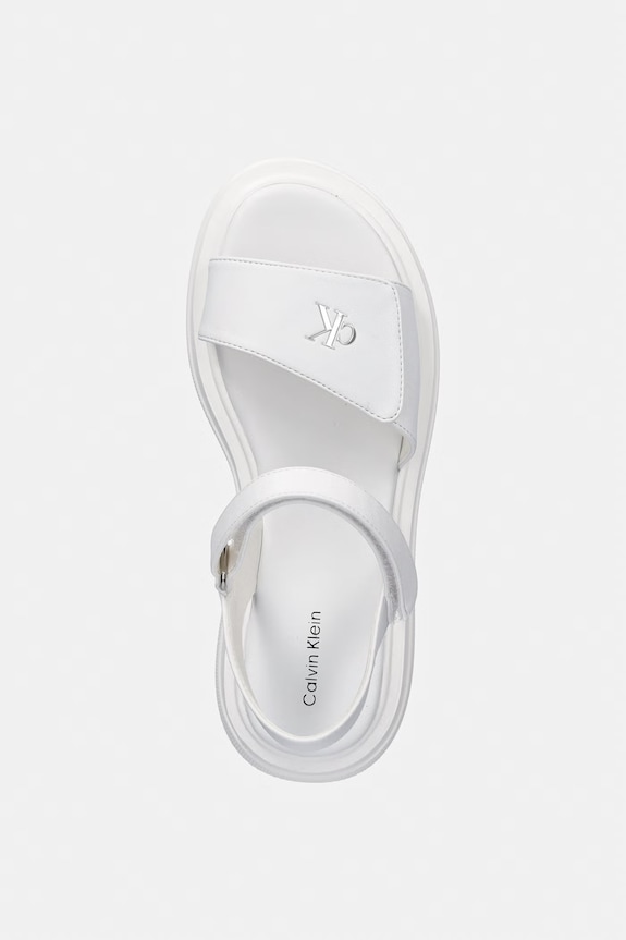 Calvin Klein Jeans Sandale Femei alb V3A2.83251.35.39