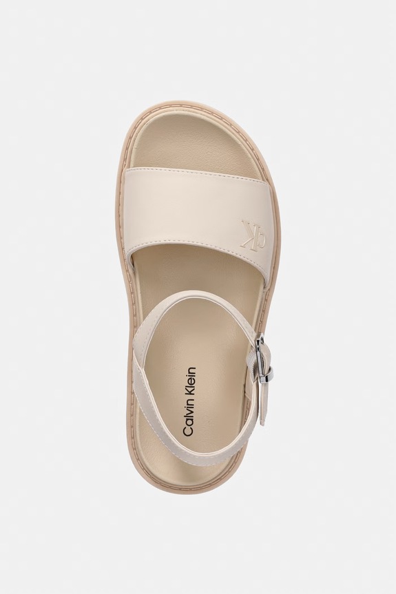 Detské sandále Calvin Klein Jeans béžová V3A2.83255.30.34