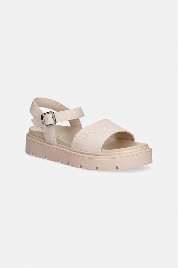 Detské sandále Calvin Klein Jeans béžová V3A2.83255.35.39