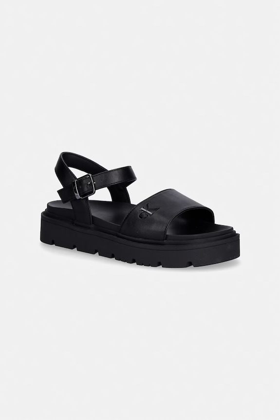 Detské sandále Calvin Klein Jeans čierna V3A2.83255.35.39