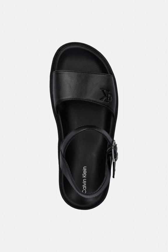 Detské sandále Calvin Klein Jeans čierna V3A2.83255.35.39