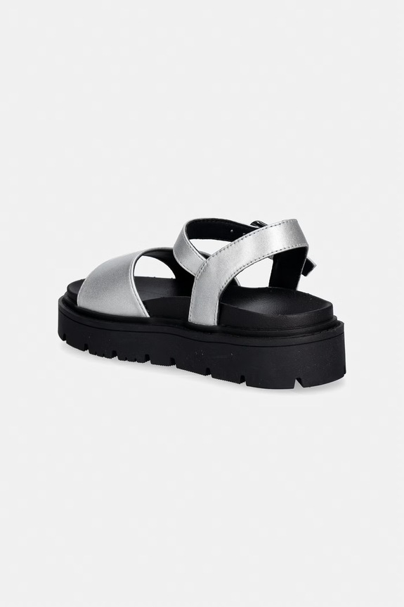 Fete Calvin Klein Jeans sandale copii V3A2.83257.30.34 argintiu