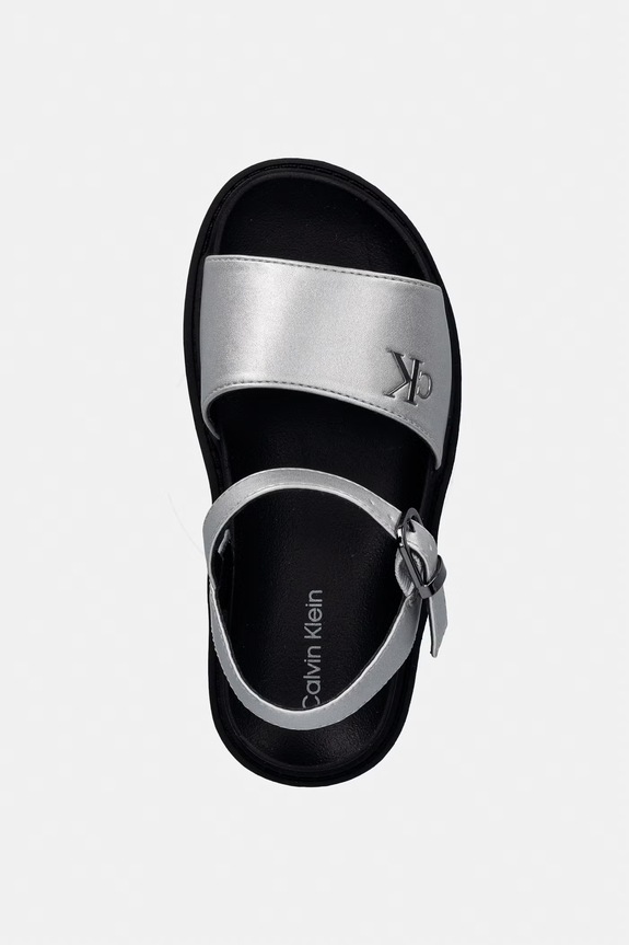Calvin Klein Jeans sandale copii argintiu V3A2.83257.30.34