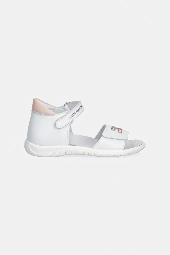 Elisabetta Franchi sandały skórzane dziecięce F1A2.E0541 biały SS26