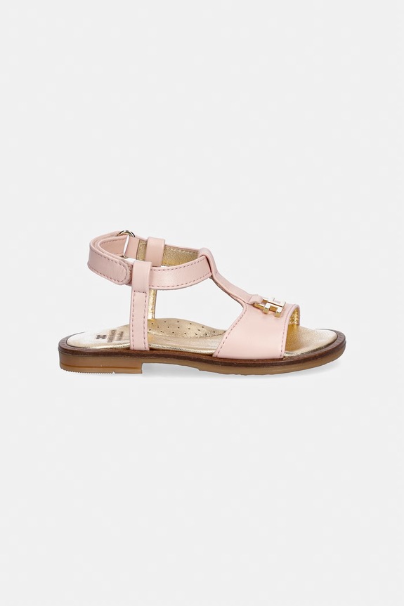 Dječje kožne sandale Elisabetta Franchi F1A2.E0545.21.24 roza SS26