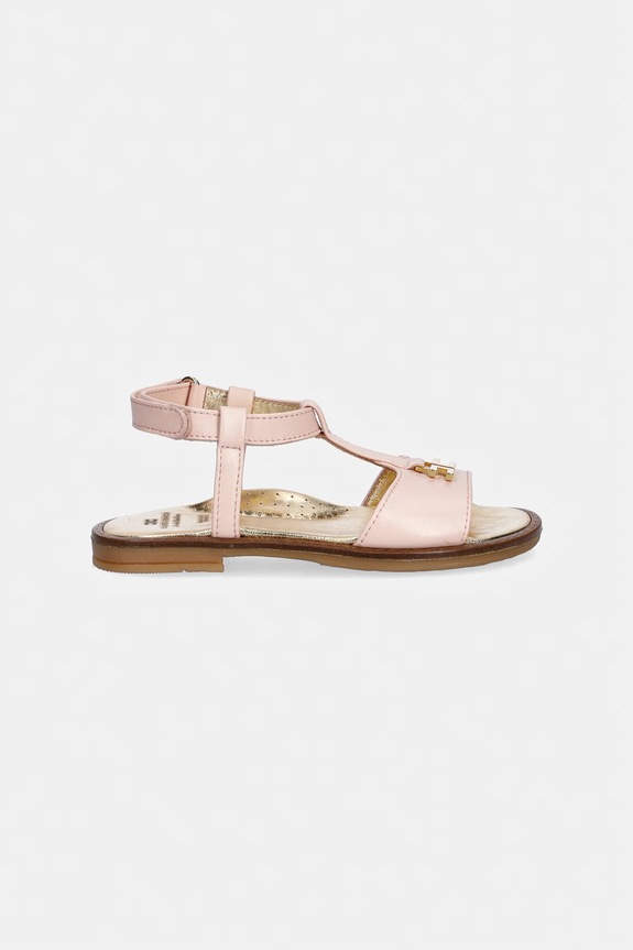Dječje kožne sandale Elisabetta Franchi F1A2.E0545.25.29 roza SS26