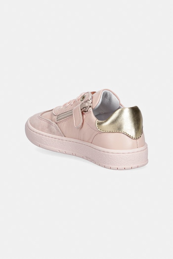 Κοριτσίστικα Παιδικά δερμάτινα sneakers Elisabetta Franchi F1A9.E0494 ροζ