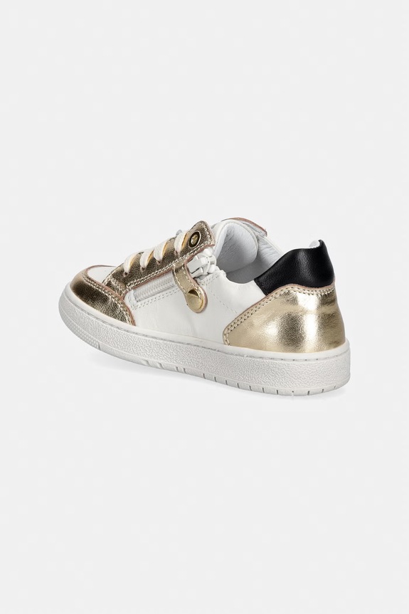 Κοριτσίστικα Παιδικά δερμάτινα sneakers Elisabetta Franchi F1A9.E0496 χρυσαφί