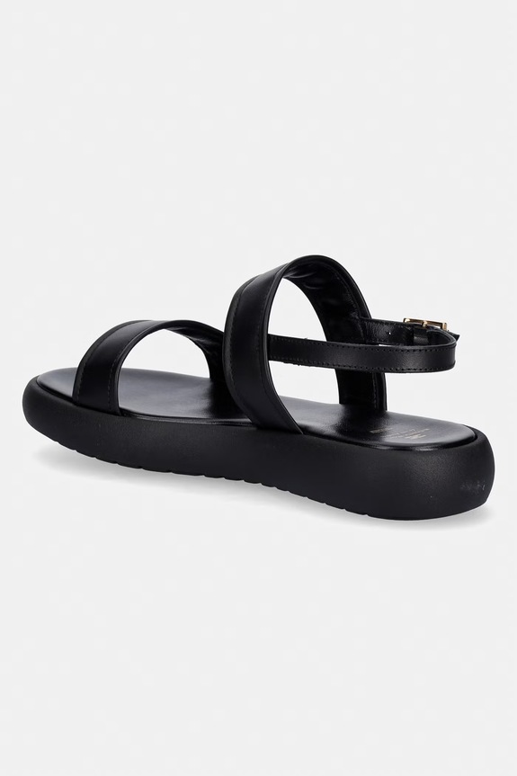 Dievča Detské kožené sandále Elisabetta Franchi F4A2.E0583.35.38 čierna