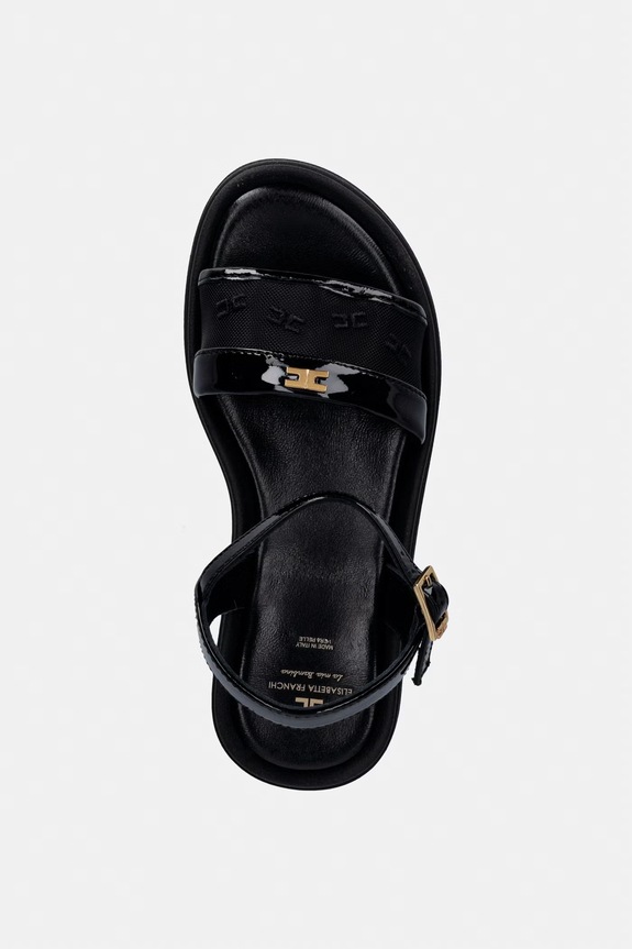 Детские сандалии Elisabetta Franchi чёрный F4A2.E0595.31.34