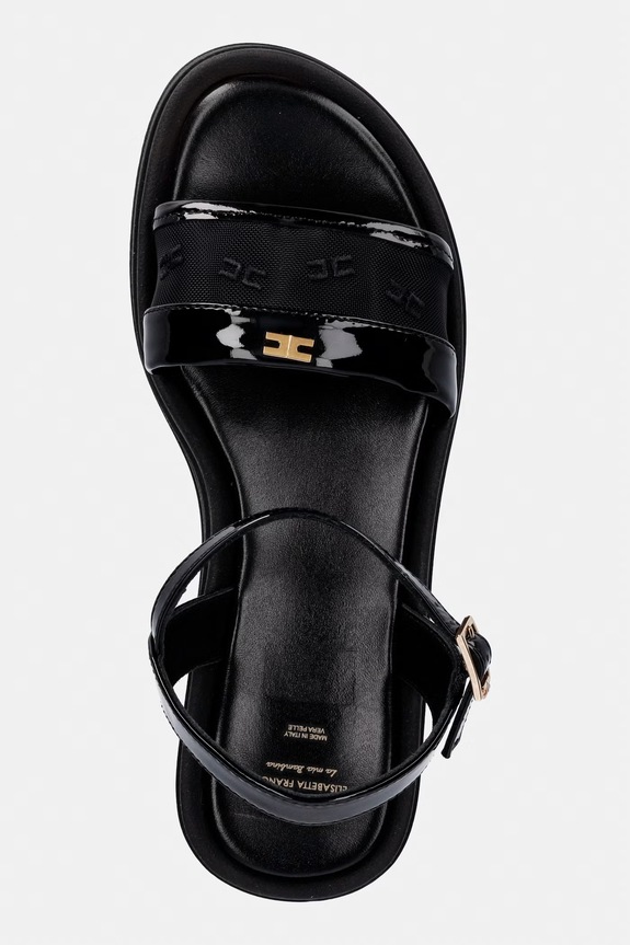 Детские сандалии Elisabetta Franchi чёрный F4A2.E0595.35.38