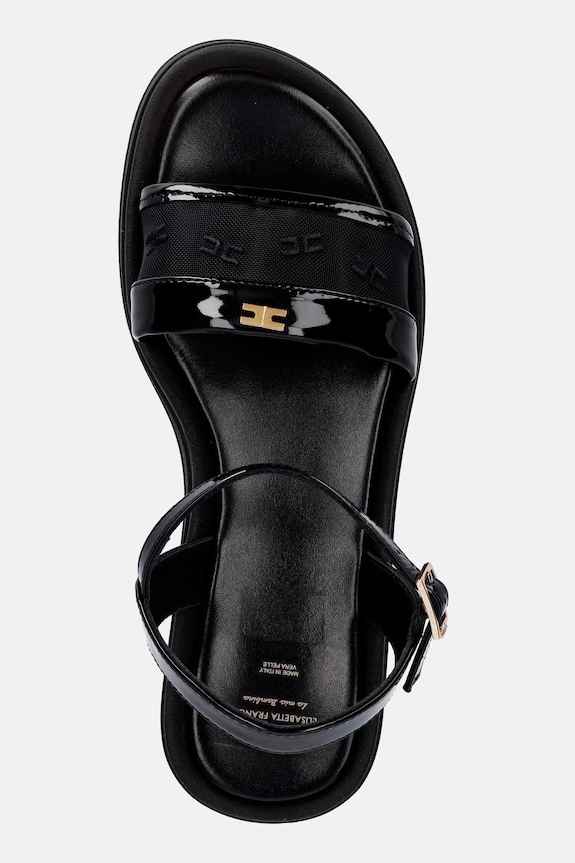 Дитячі сандалі Elisabetta Franchi чорний F4A2.E0595.35.38