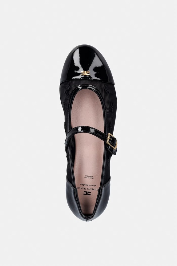 Elisabetta Franchi balerinke otroške črna F4A3.E0483.30.34