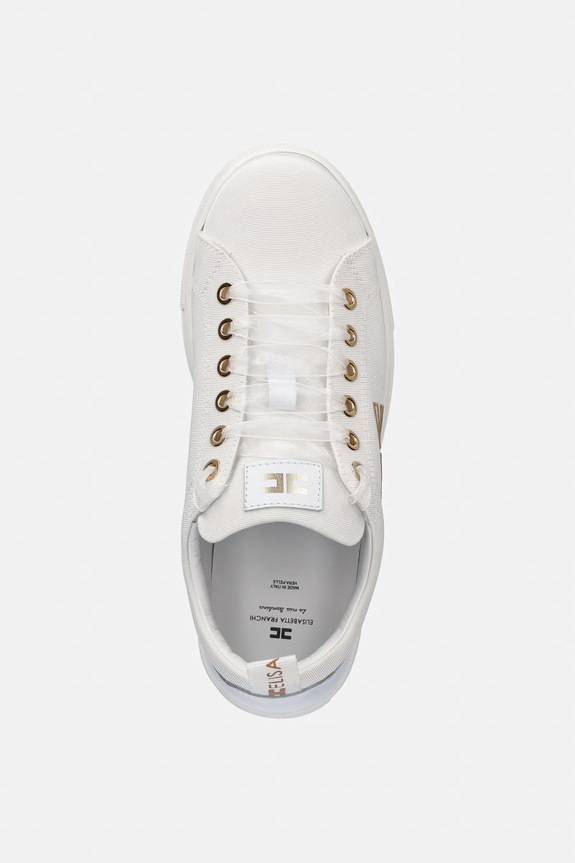 Кроссовки Elisabetta Franchi белый F4A9.E0528.35.38