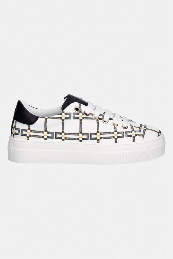 Dětské tenisky Elisabetta Franchi F4A9.E0532 bílá SS26