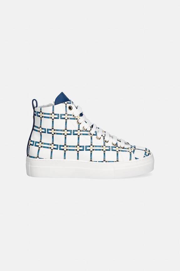 Elisabetta Franchi trampki dziecięce F4A9.E0534 biały SS26