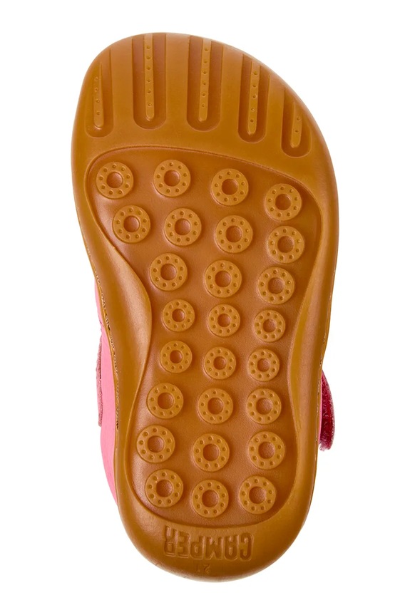 Camper polčevlji otroški usnjeni TWS FW K800679 roza