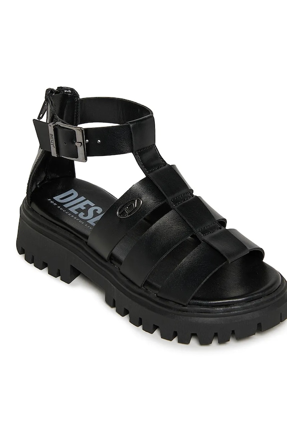 Diesel sandały dziecięce D-SANSTRY SANDALS czarny BC1066.KF015.36.40
