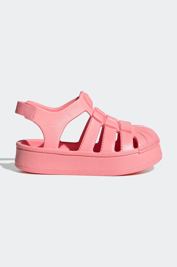 adidas Originals sandali per bambini SUPERSTAR SANDAL arancione JI2805