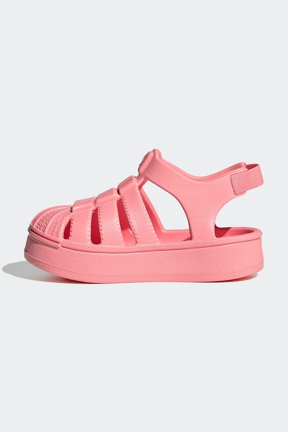 adidas Originals sandali per bambini SUPERSTAR SANDAL arancione JI2805