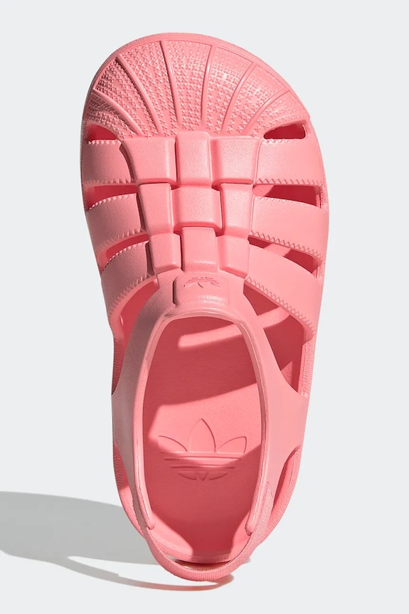 adidas Originals sandały dziecięce SUPERSTAR SANDAL JI2799 pomarańczowy