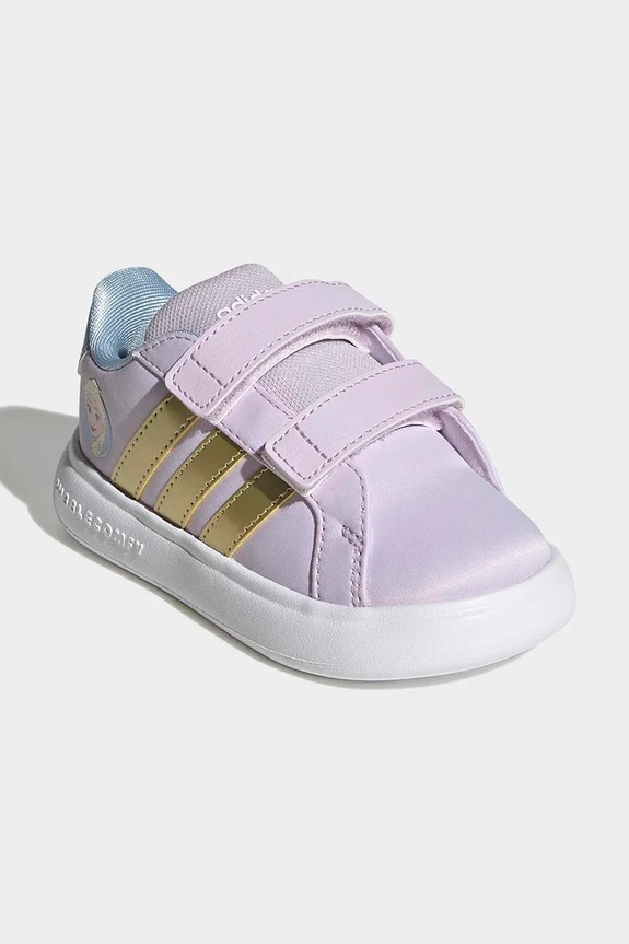 Παιδικά sneakers adidas DISNEY GRAND COURT ELSA JQ4356 μωβ SS26