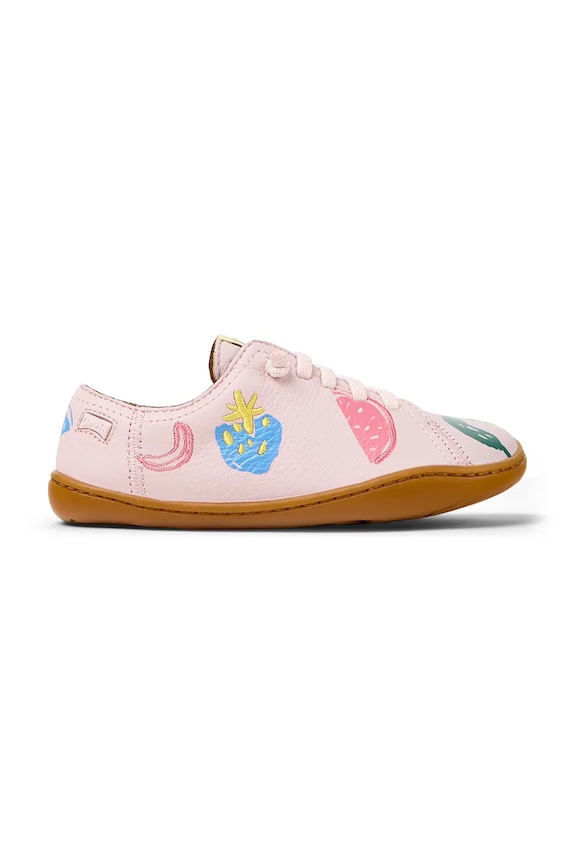 Detské kožené tenisky Camper Peu Cami Kids TWS 80003.G.28.34.TWS ružová SS26