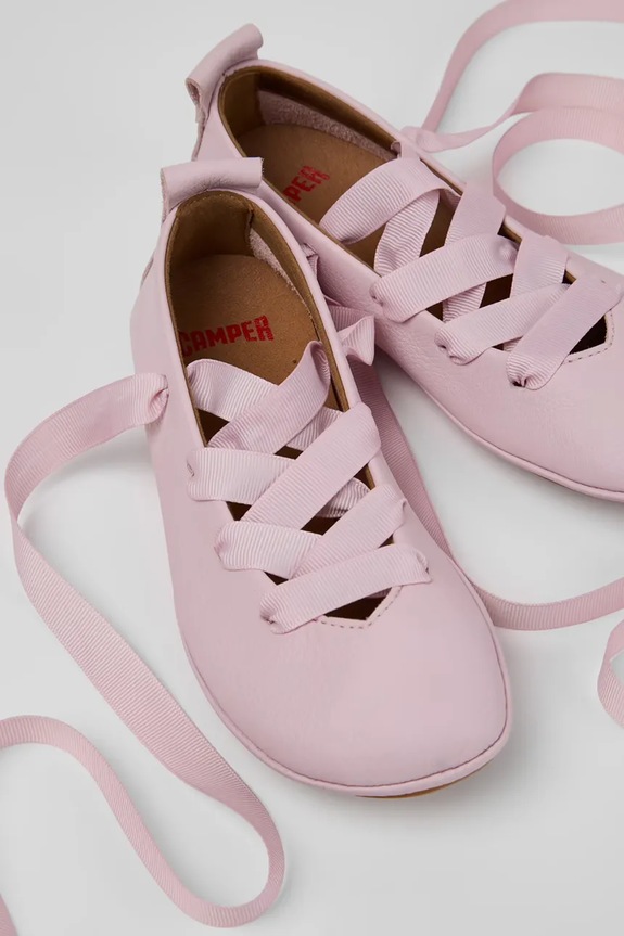 Camper ballerine in pelle bambino/a Right Kids rosa K800674.25.27