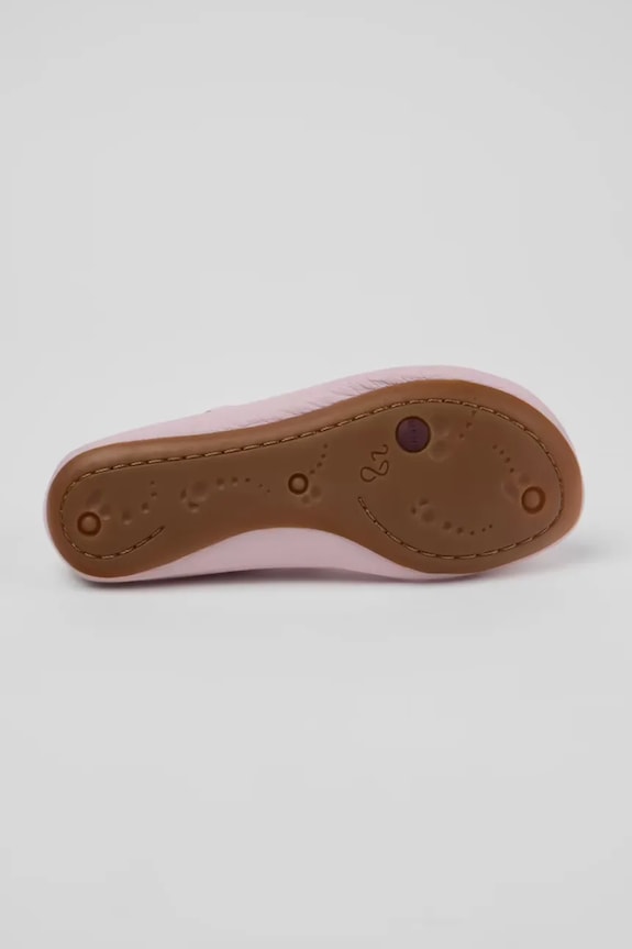 Δερμάτινες μπαλαρίνες για παιδιά Camper Right Kids K800674.28.34 ροζ