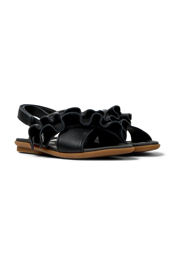 Fete Camper sandale din piele pentru copii TWS Kids K800677.28.34.TWS negru
