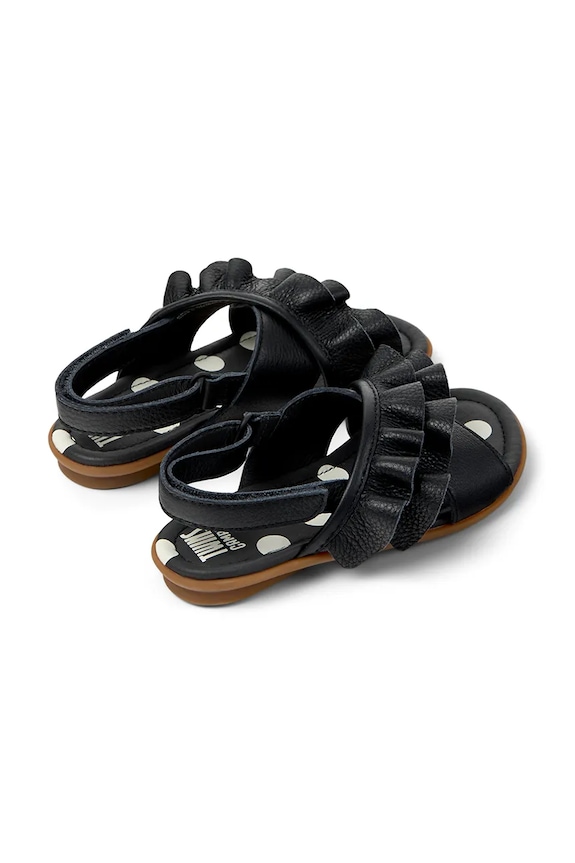Camper sandale din piele pentru copii TWS Kids negru K800677.28.34.TWS