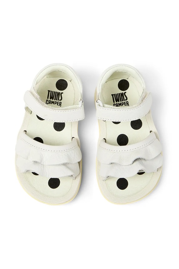 Camper sandały dziecięce skórzane TWS FW beżowy K800678