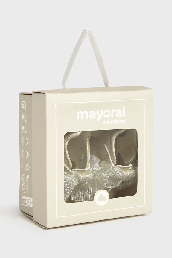 Mayoral Newborn buty niemowlęce beżowy 9084.G.1L.Newborn.PPY2