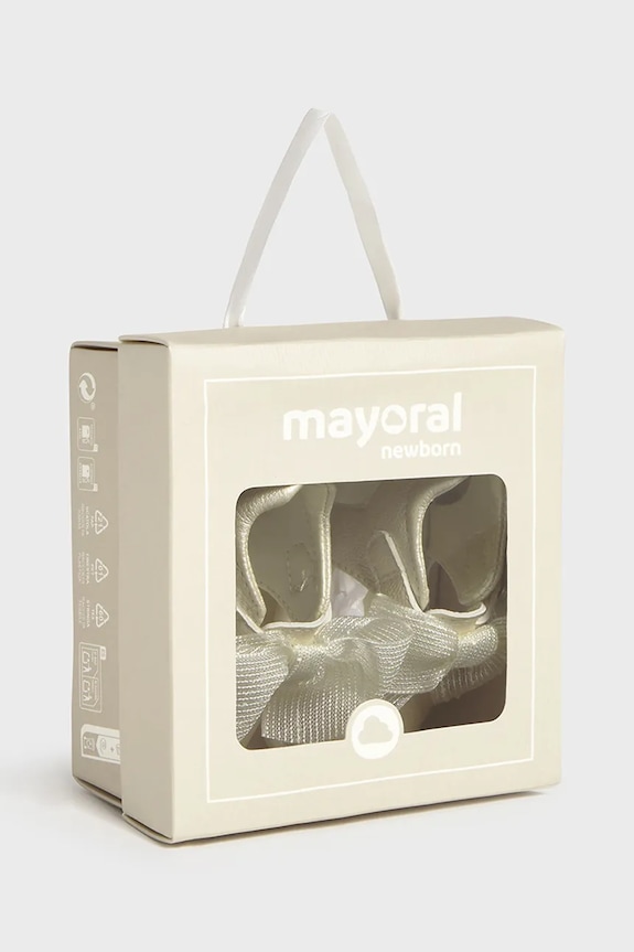 Mayoral Newborn buty niemowlęce beżowy 9084.G.1L.Newborn.PPY2
