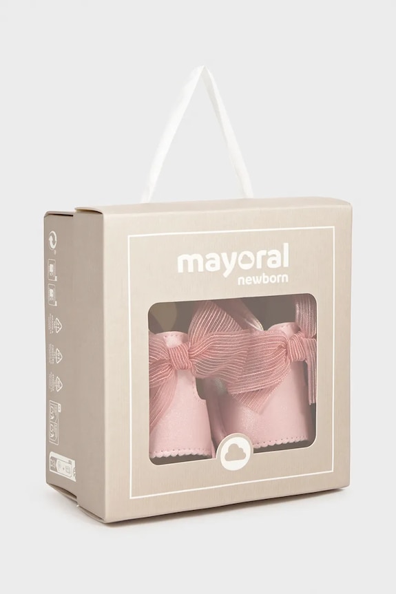Čevlji za dojenčka Mayoral Newborn roza 9084.G.1L.Newborn.PPY2
