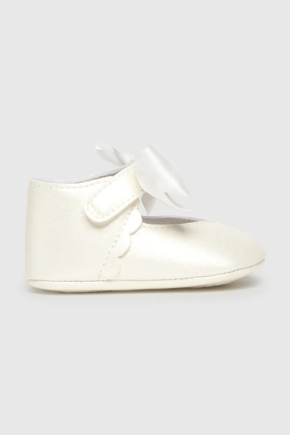 Mayoral Newborn buty niemowlęce nieocieplane biały 9090.2L.Newborn.PPY2