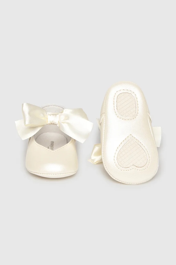 Dziewczynka Mayoral Newborn buty niemowlęce 9090.2L.Newborn.PPY2 beżowy