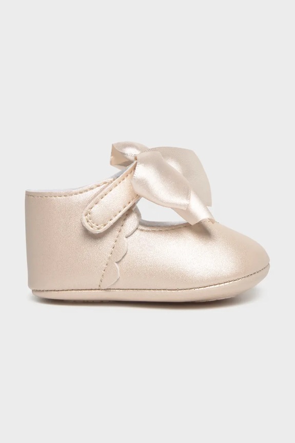 Βρεφικά παπούτσια Mayoral Newborn χωρίς μόνωση μπεζ 9090.2L.Newborn.PPY2