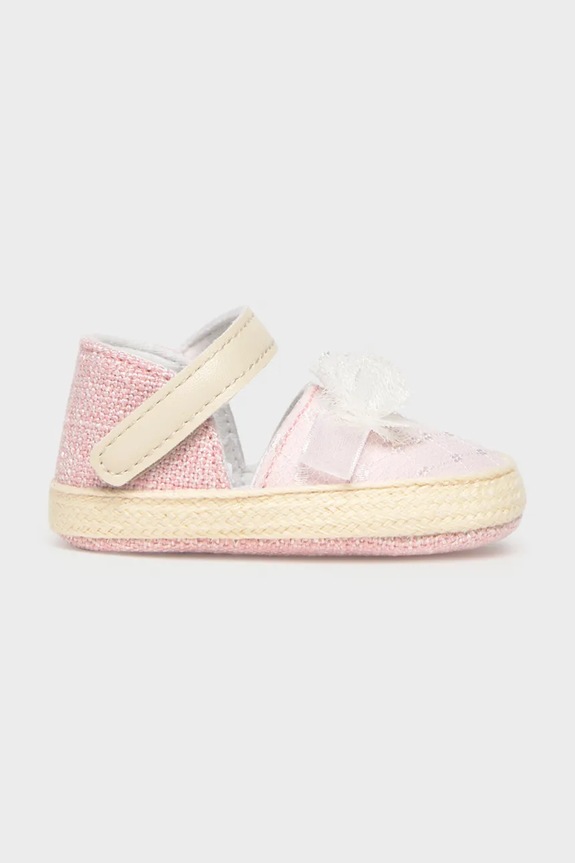 Mayoral Newborn buty niemowlęce nieocieplane różowy 9093.2P.Newborn.PPY2