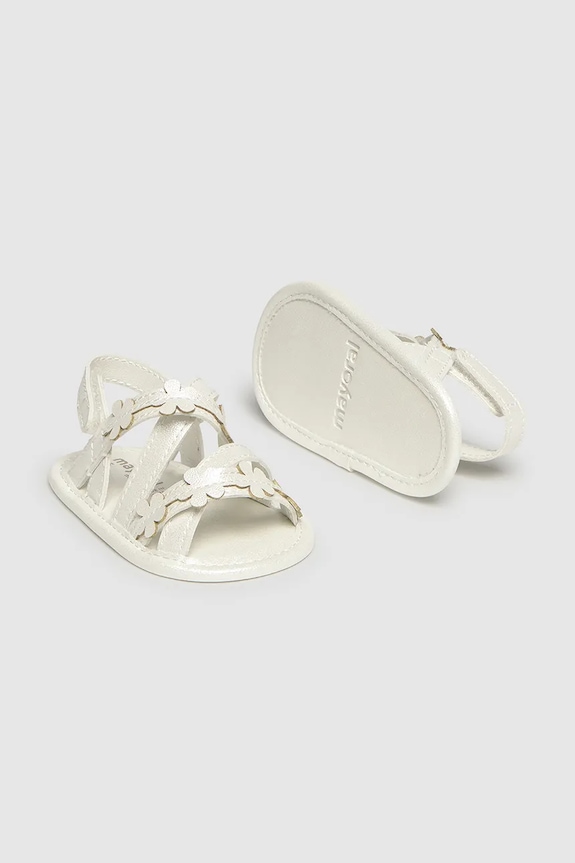 Fete Mayoral Newborn sandale pentru copii 9094.2Q.Newborn.PPY2 alb