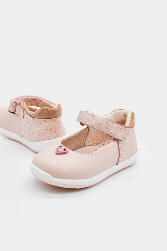 Mayoral baleriny skórzane dziecięce 41717.20C.Baby.PPY2 różowy SS26