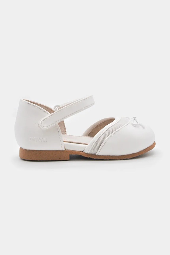 Mayoral baleriny dziecięce 41733.32B.Baby.PPY2 biały SS26