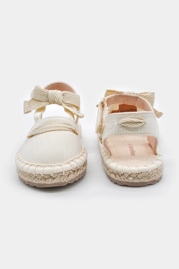 Mayoral espadryle dziecięce 41751.44B.Baby.PPY2 beżowy SS26