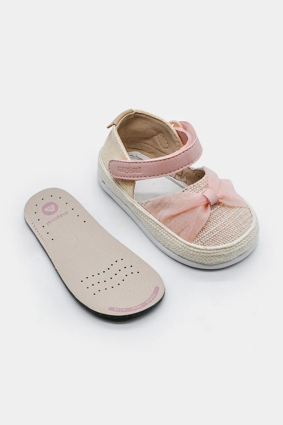 Mayoral espadryle dziecięce 41791.97C.Baby.PPY2 różowy