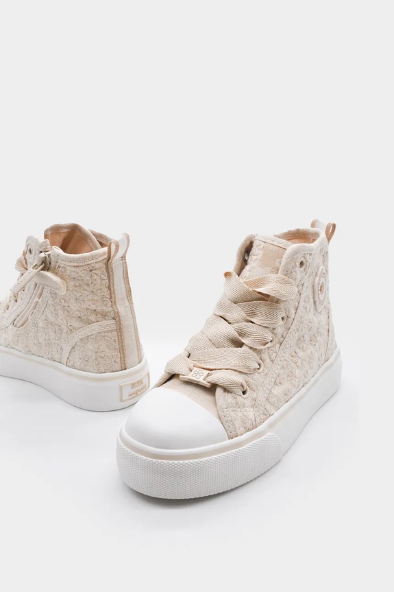 Παιδικά πάνινα παπούτσια Mayoral 43718.50A.Kids.PPY2 μπεζ SS26
