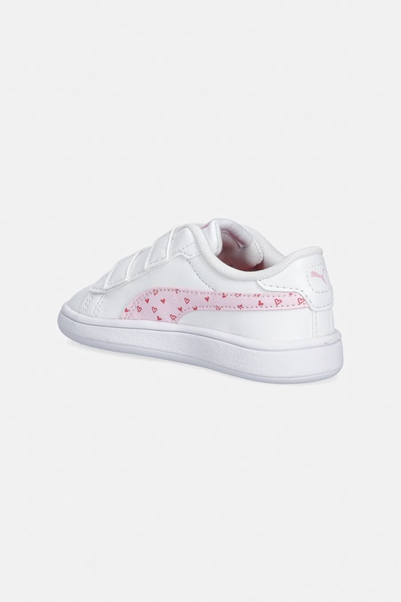 Κοριτσίστικα Παιδικά sneakers Puma Smash 3.0 Hearty V 405639 λευκό