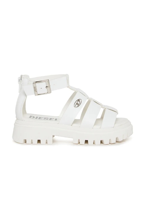 Diesel sandały dziecięce D-SANSTRY SANDALS biały BC1066.KF015.33.35